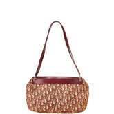 ディオール トロッター ハンドバッグ ショルダーバッグ ワインレッド ブラウン キャンバス レディース Dior 【中古】
